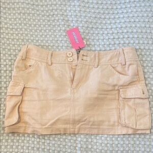 Edikted Tan Mini Skirt